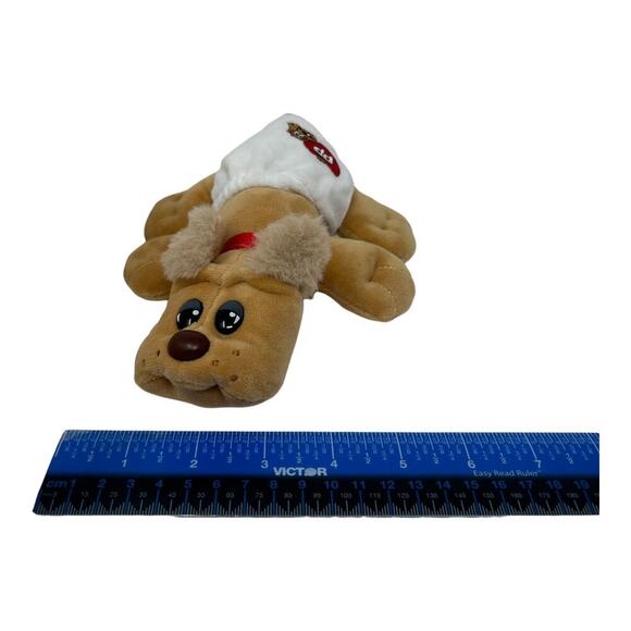 Pound Puppies Hasbro Newborn Light Brown Plush Diaper Travel Carry Along Toy - Picture 12 of 13